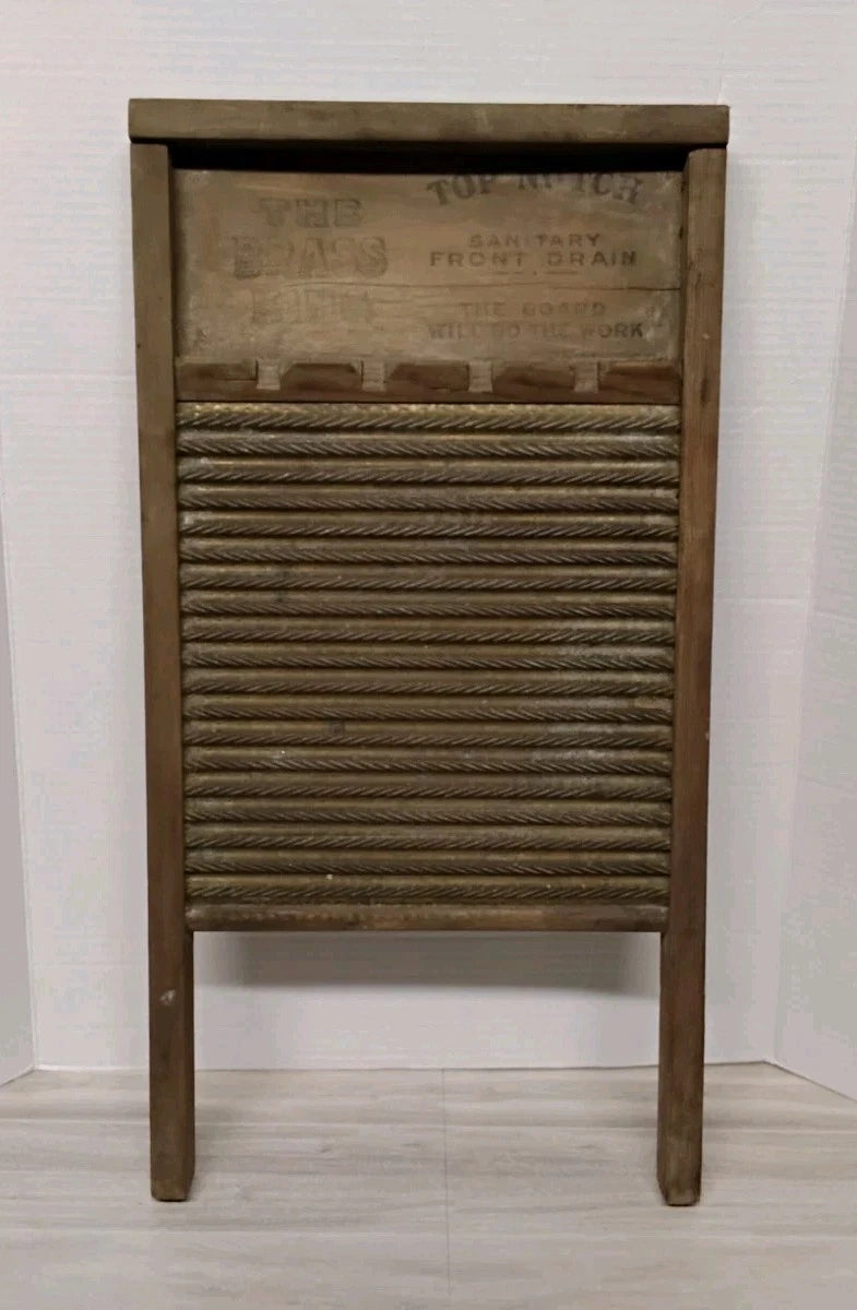 Antique National Washboard Co The Brass King National 801