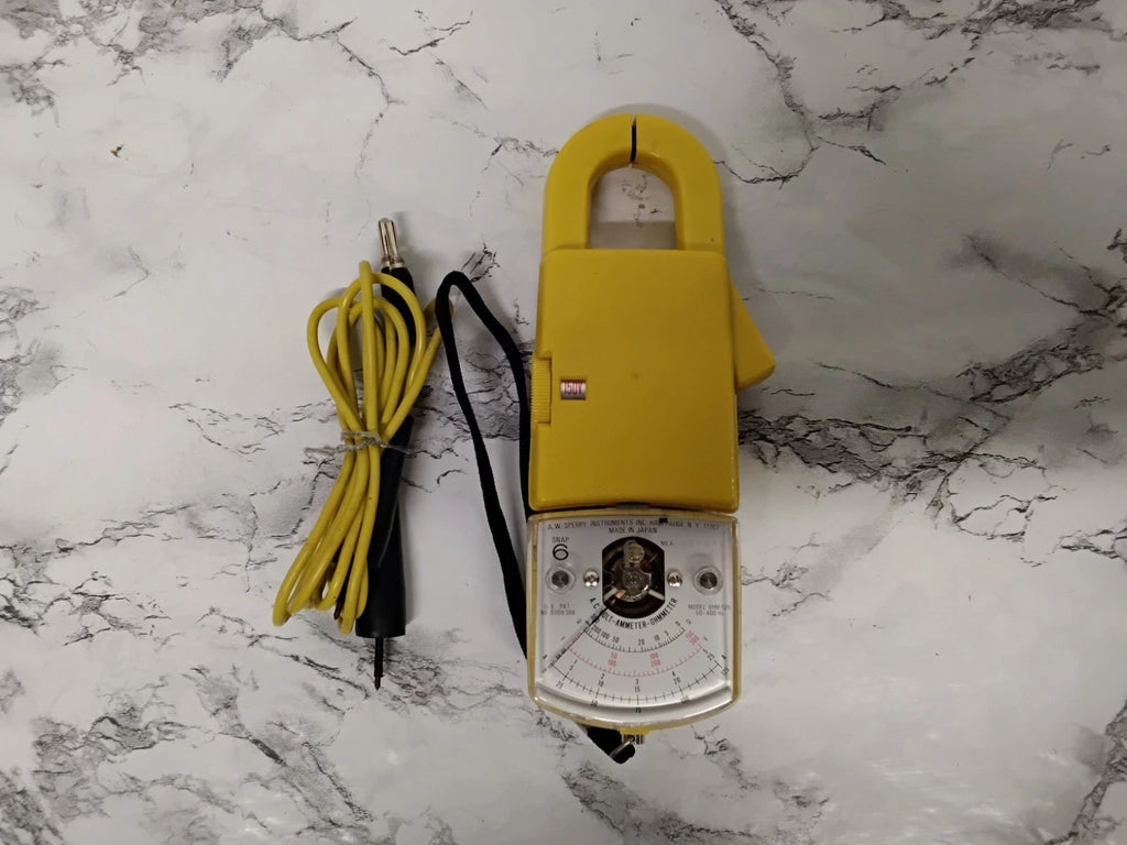 Vintage A.W. Sperry Snap 6 Volt-Ohm-Ammeter OHM-525 Clamp Multimeter