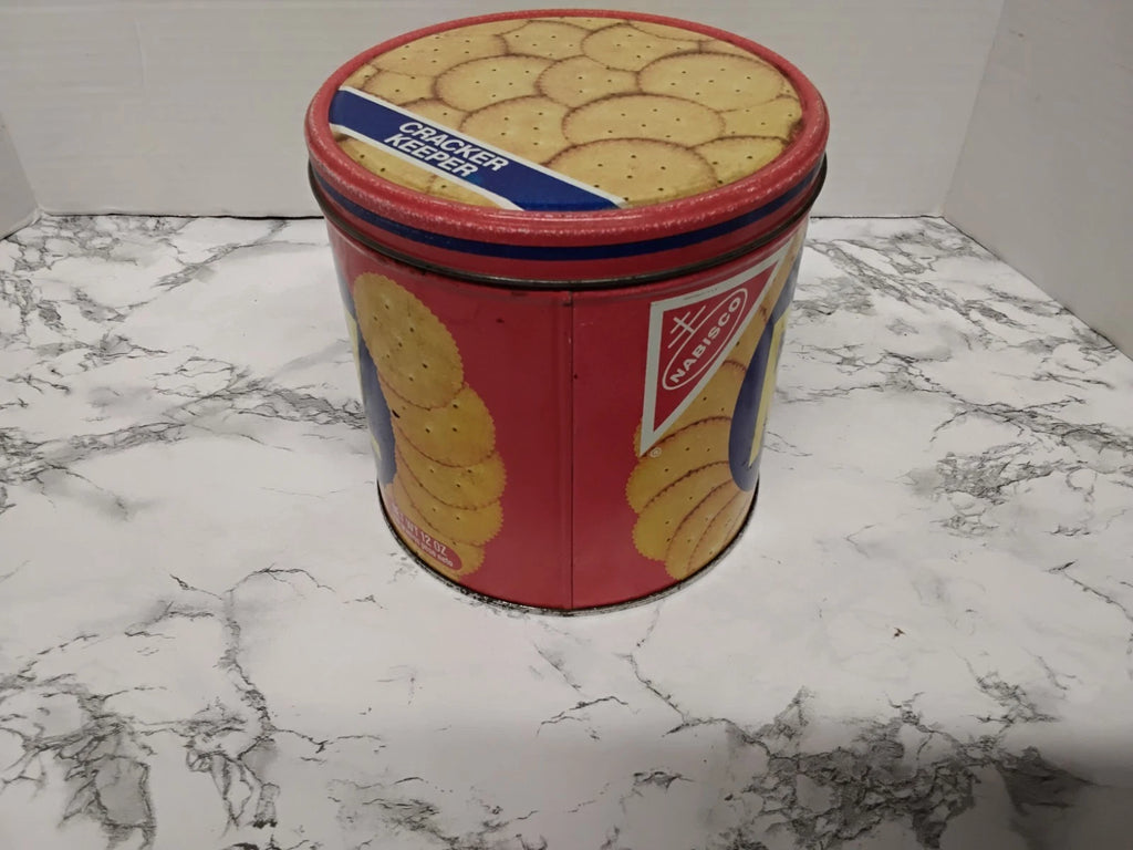 Vintage 1982 Ritz Cracker Tin Advertisement