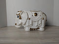 Ceramic Elephant Figurine With Date! 1/18/78