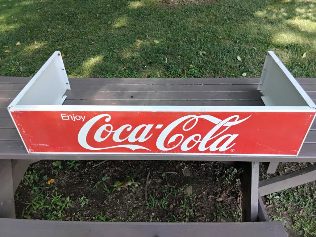 Vintage 1970s 3 Sided Coca Cola Sign