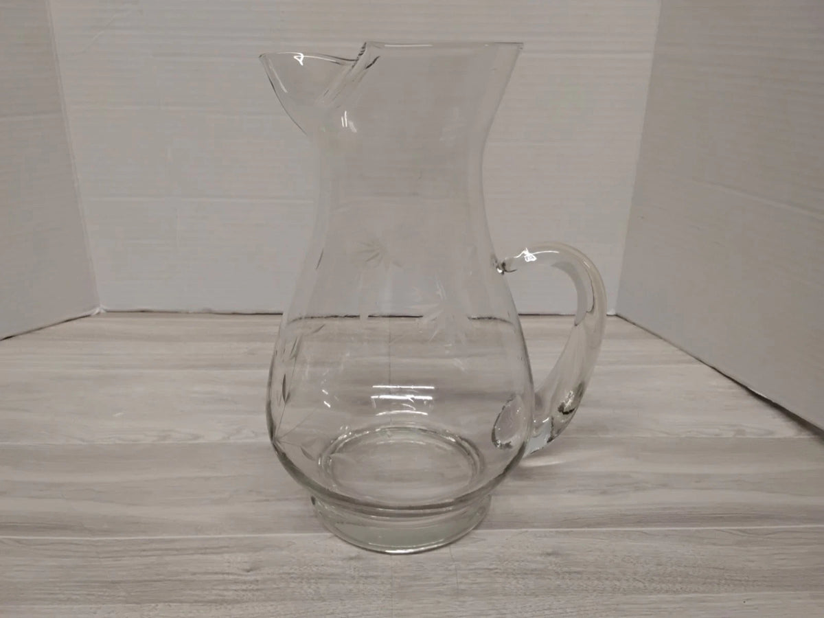Vintage Princess House "Heritage" Pattern Cut Crystal Water / Iced Beverage