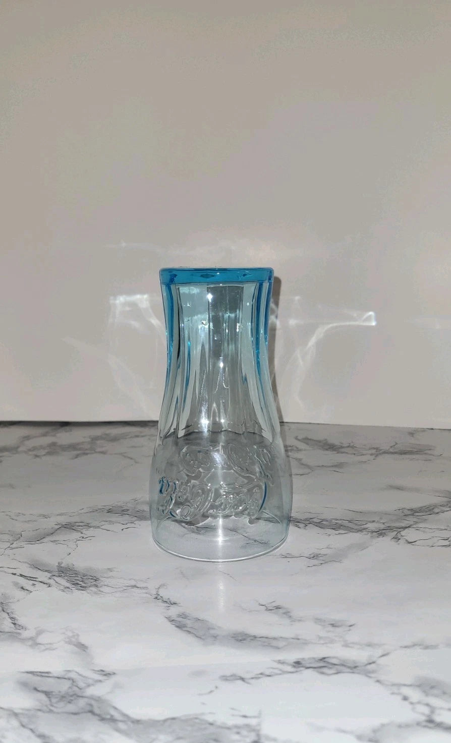 Vintage 2009 Coca-Cola McDonald's Promotional 12 Oz. Teal Glass