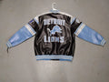 2XL Leather Detriot Lions Coat with Tags