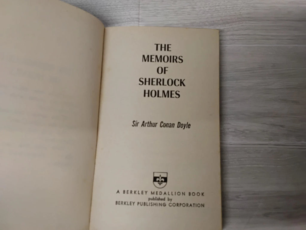The Memoirs of Sherlock Holmes by Sir Arthur Conan Doyle.
