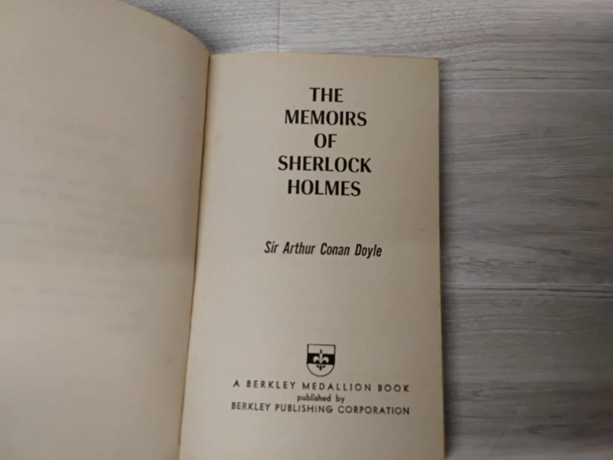 The Memoirs of Sherlock Holmes by Sir Arthur Conan Doyle.
