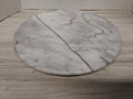 Authentic MCM White Marble lazy Susan Serving Tray