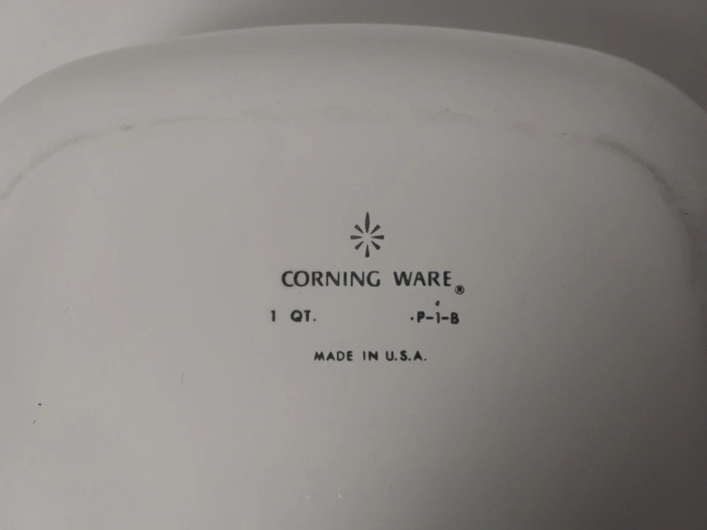 Blue Flower Corning Ware P-1-B