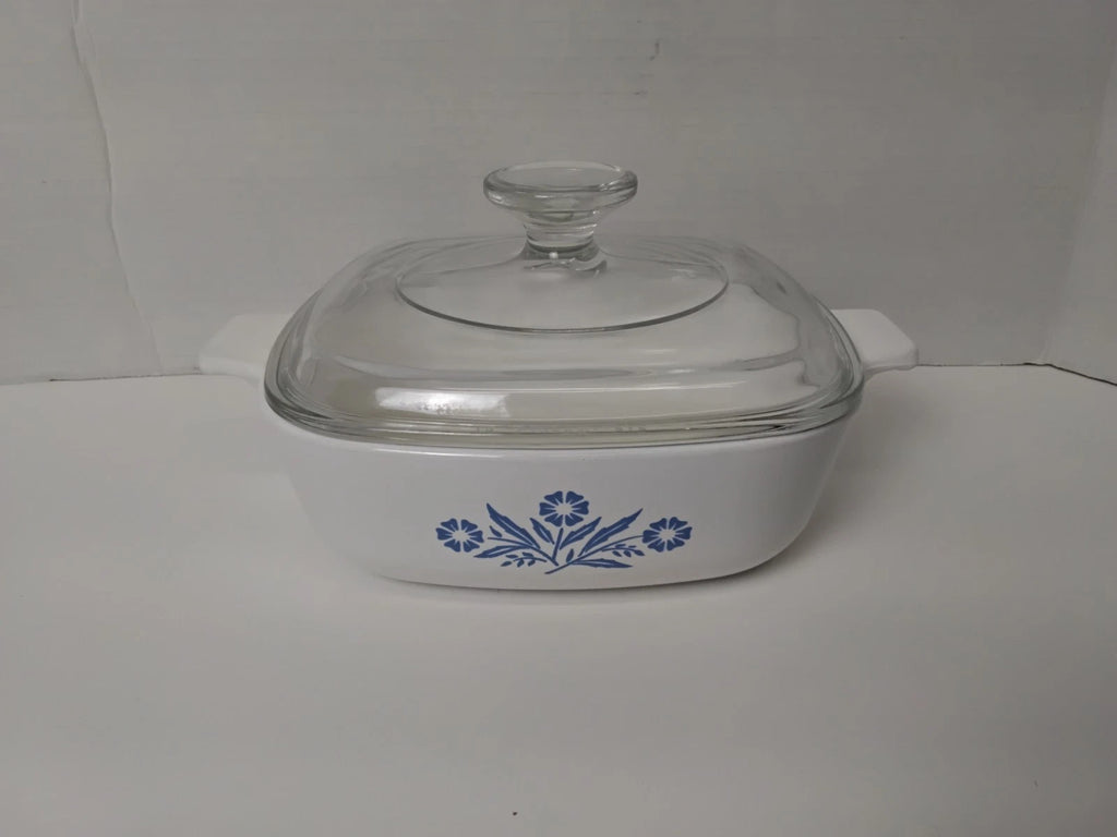 Blue Flower Corning Ware P-1-B
