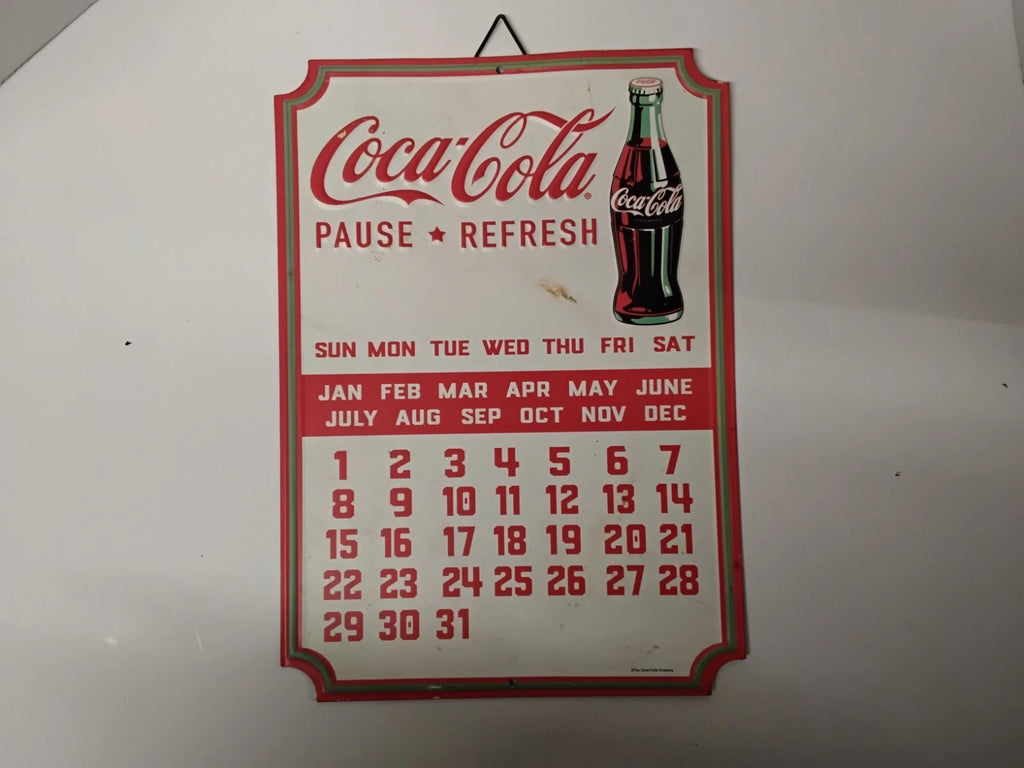 Replica Coca Cola Calender Tin