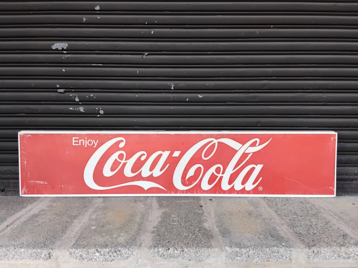 Vintage 1970s 3 Sided Coca Cola Sign