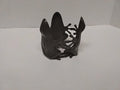 Vintage Cast Iron Triple Frog Candle Holder Gothic 3 Toad Metal Design