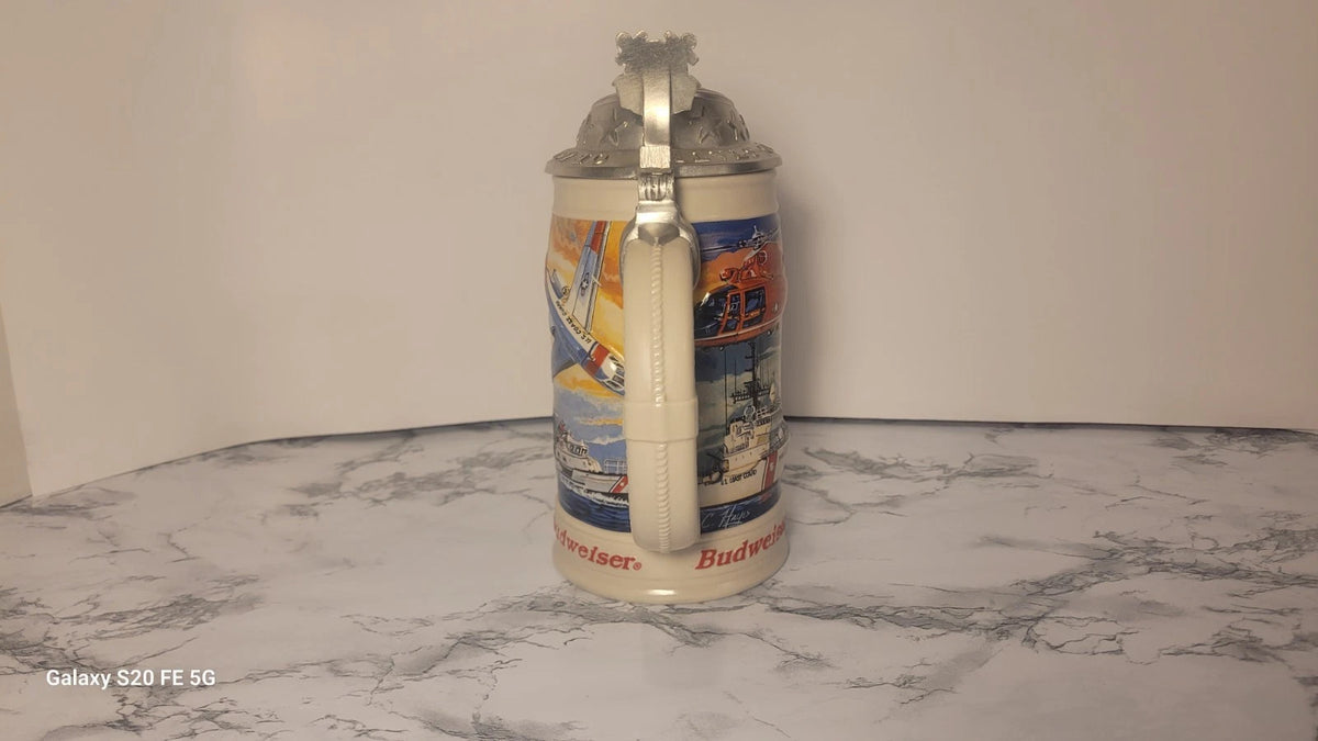 2000 U.S Coast Guard Stein Collector Edition Anheuser Busch Beer Stein New