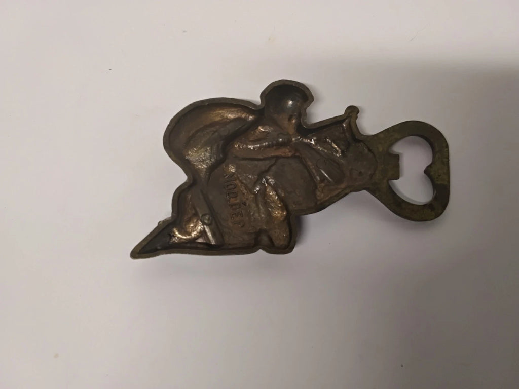 MCM Vintage Italian Brass Cupid Bottle Opener Mod Dep