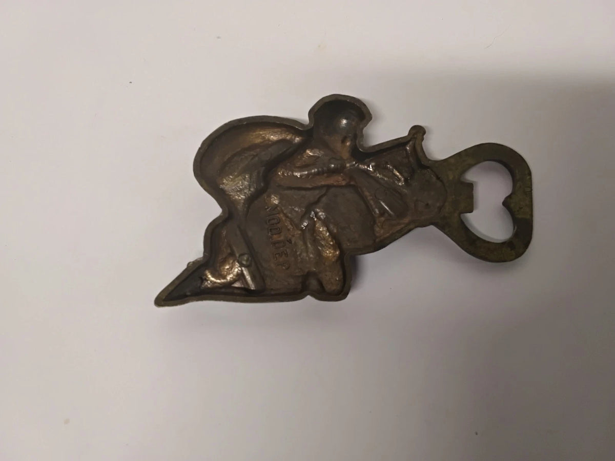 MCM Vintage Italian Brass Cupid Bottle Opener Mod Dep