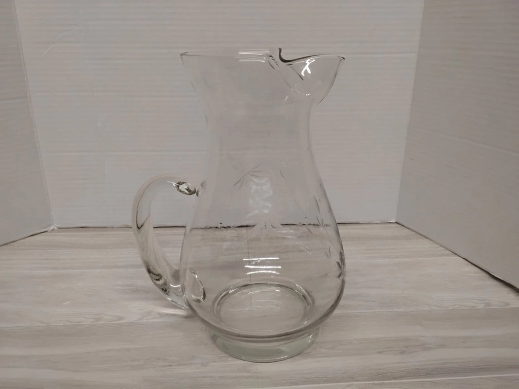 Vintage Princess House "Heritage" Pattern Cut Crystal Water / Iced Beverage