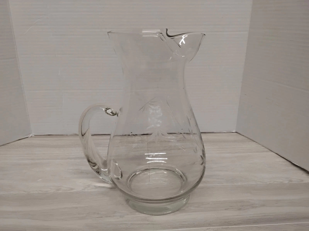 Vintage Princess House "Heritage" Pattern Cut Crystal Water / Iced Beverage