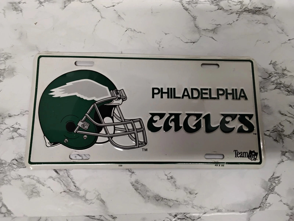 Vintage 1993 Philadelphia Eagles Metal License Plate Novelty Car Tag Team NFL
