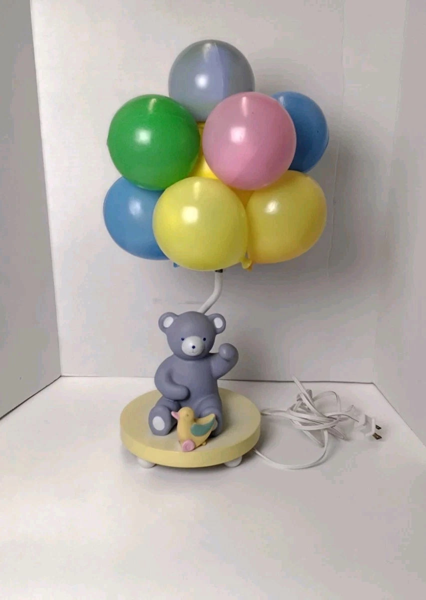 Vintage Dolly Toy Co Nursery Lamp Teddy Bear Night Light