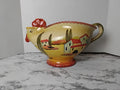 Vintage Italian Folk Art Rooster Gravy Boat/Pitcher
