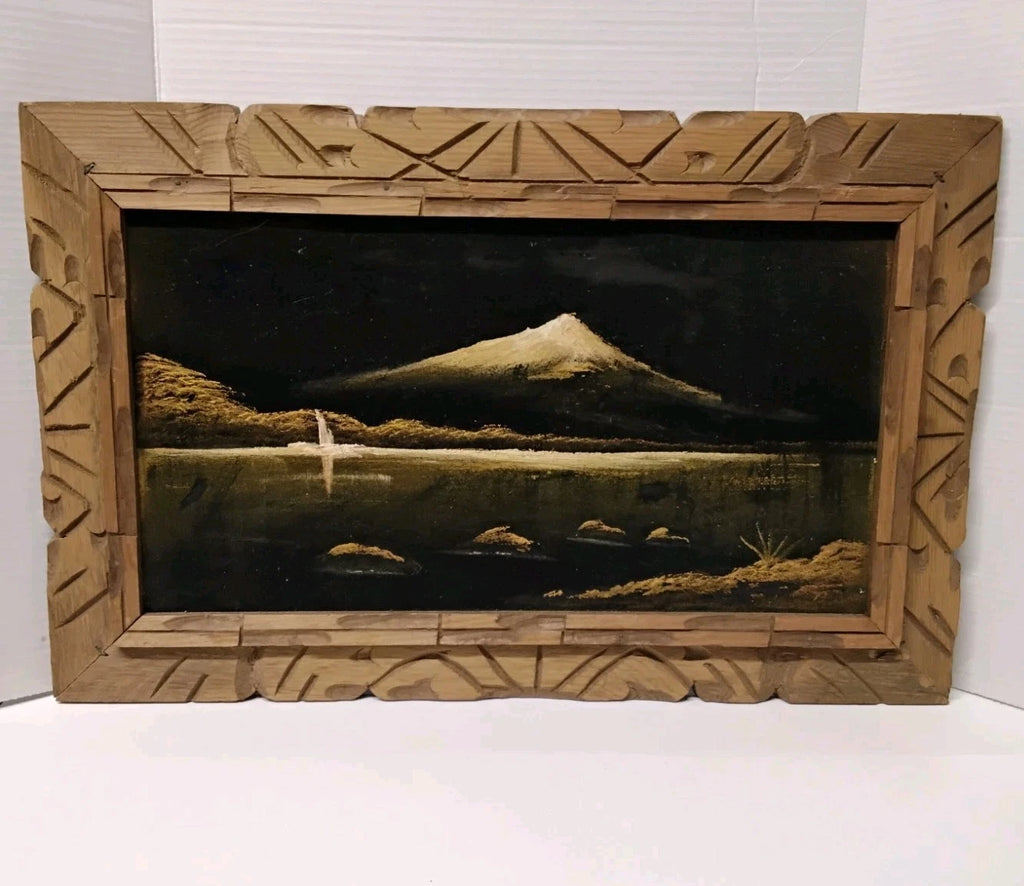 MCM: Mountian View Oil Painting