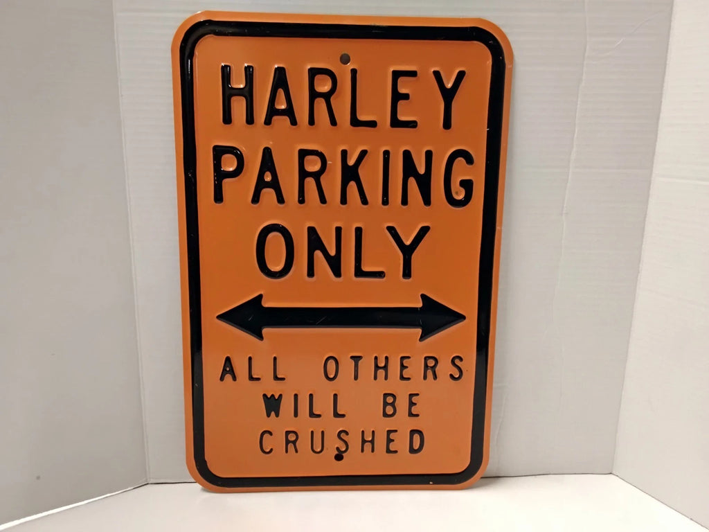 Harley Davidson Parking Only Sign