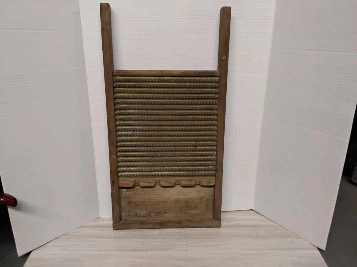 Antique National Washboard Co The Brass King National 801