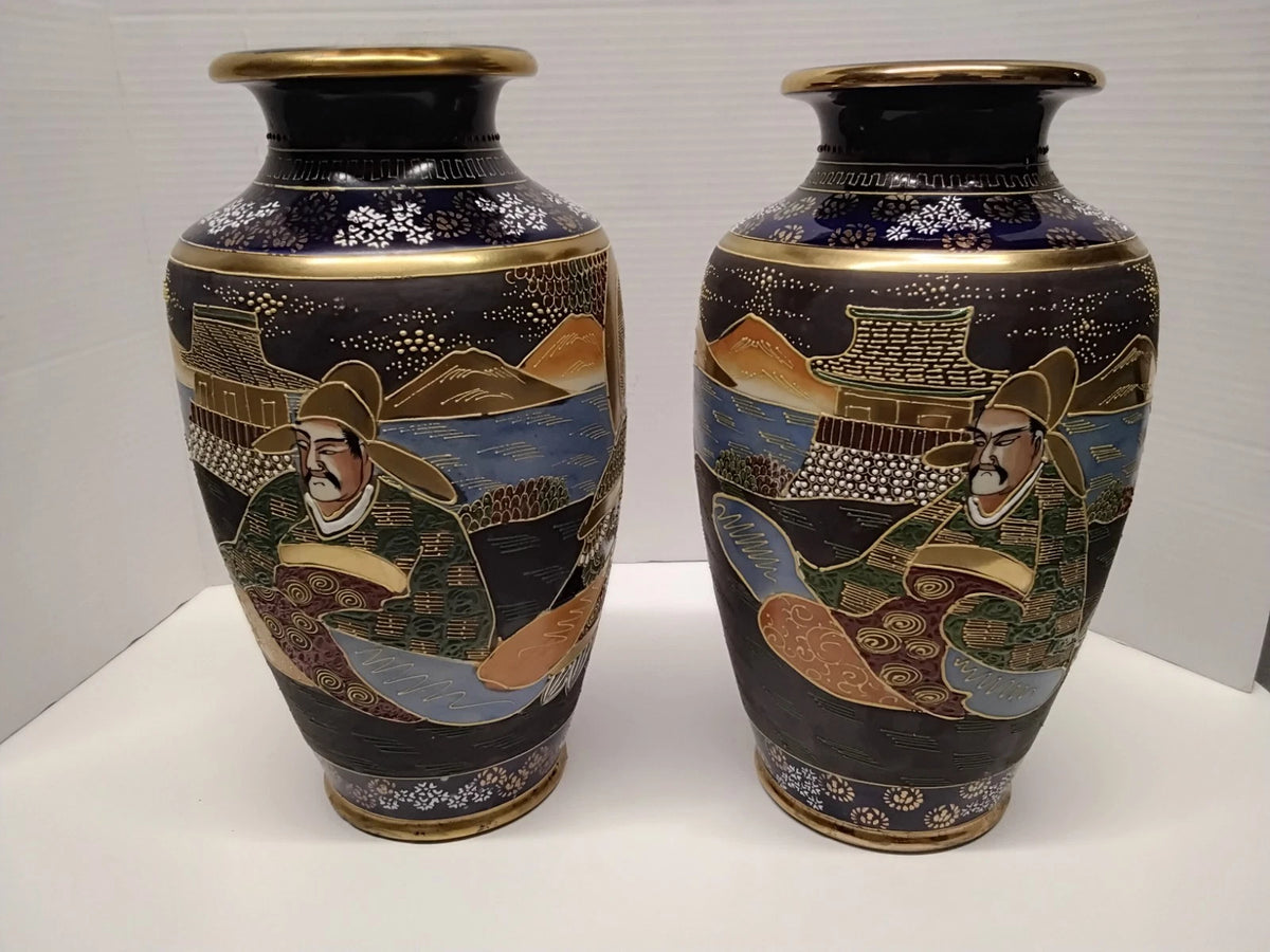 Early 20th Century Japanese Satsuma Vases