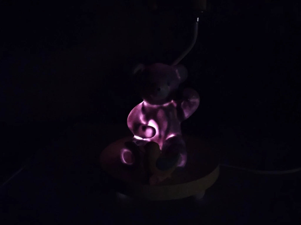 Vintage Dolly Toy Co Nursery Lamp Teddy Bear Night Light