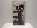 Farmhouse Slate Painted Cat Welcome Sign. Pennsylvania Folk Art