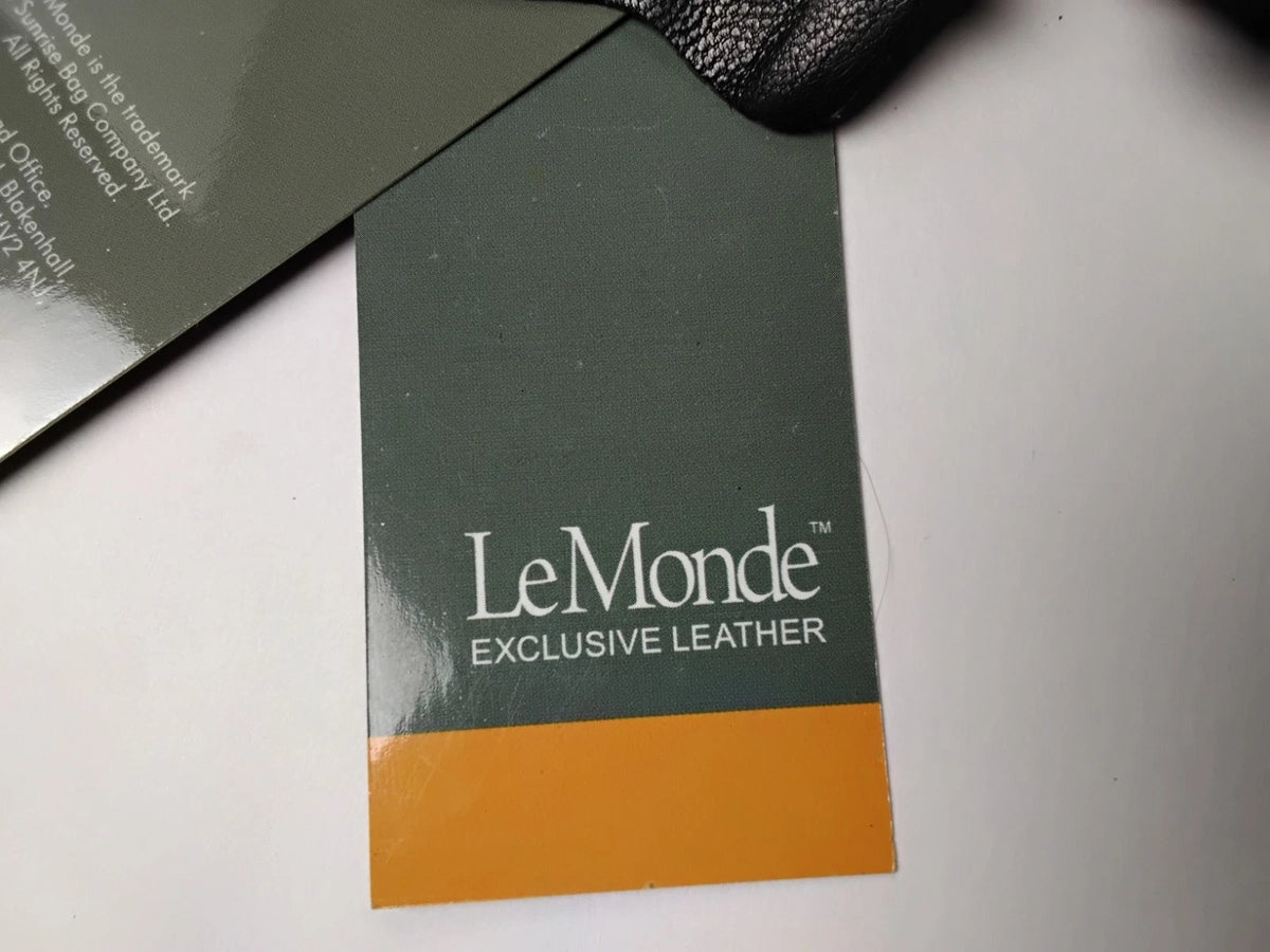 New Le Monde Leather Purse With Tags And Wrapping