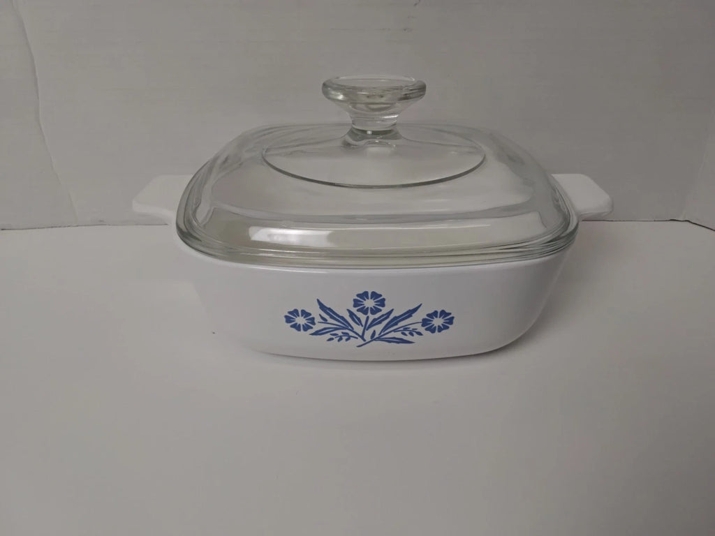 Blue Flower Corning Ware P-1-B
