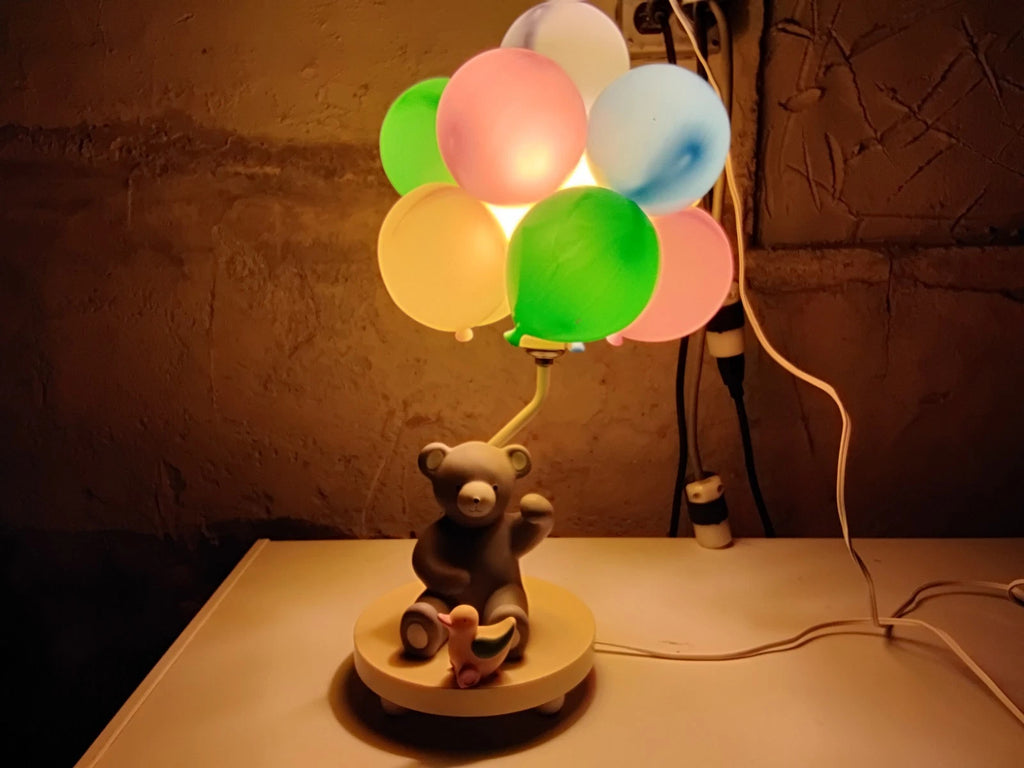 Vintage Dolly Toy Co Nursery Lamp Teddy Bear Night Light
