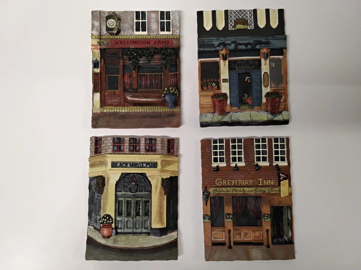 London Store Fronts Wall Plaque