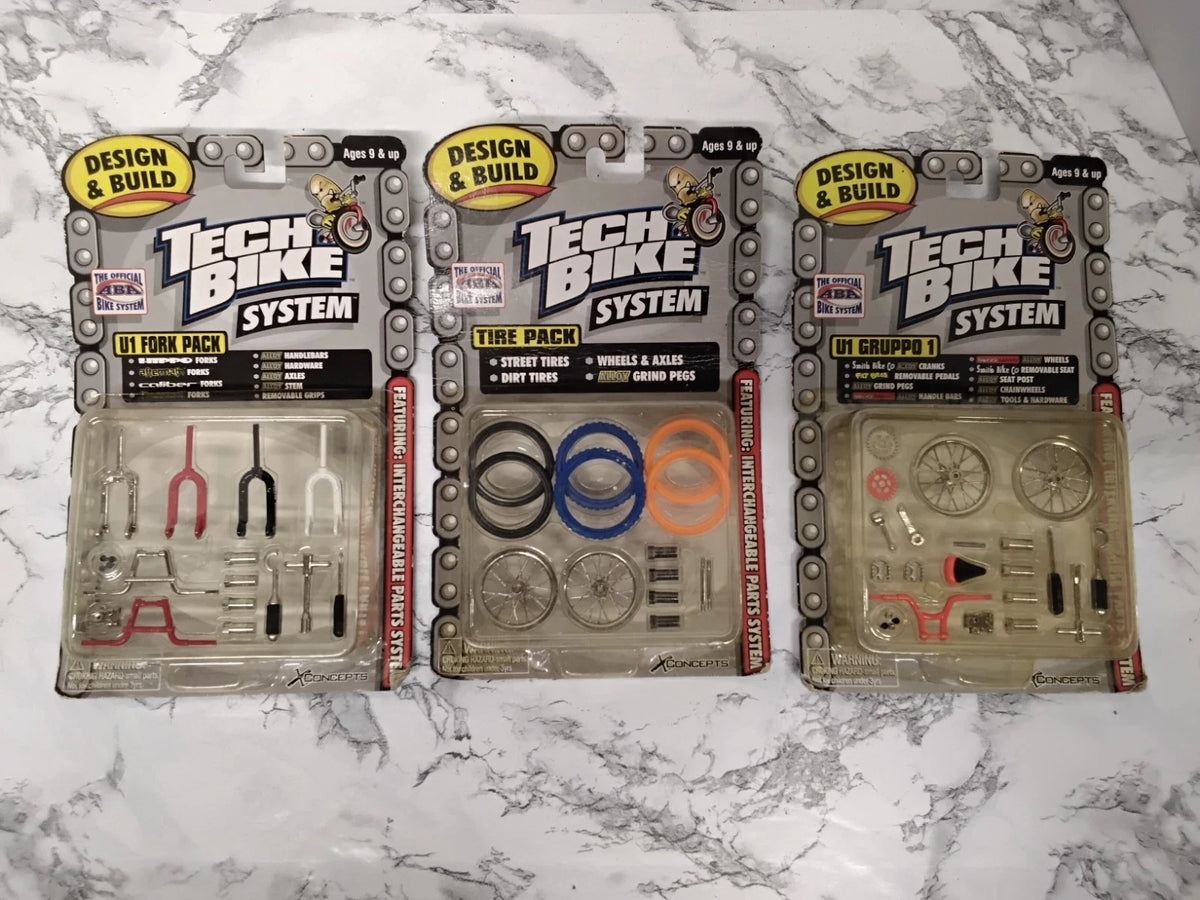 Vintage 2000 X Concepts Tech Bike System Accessory Pack Lot - Fork,...