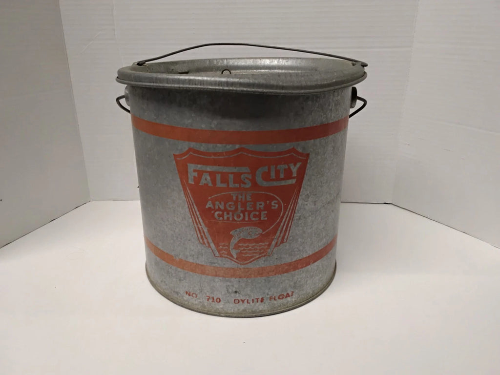 Antique 1950s Live Bait/ Minnow Bucket