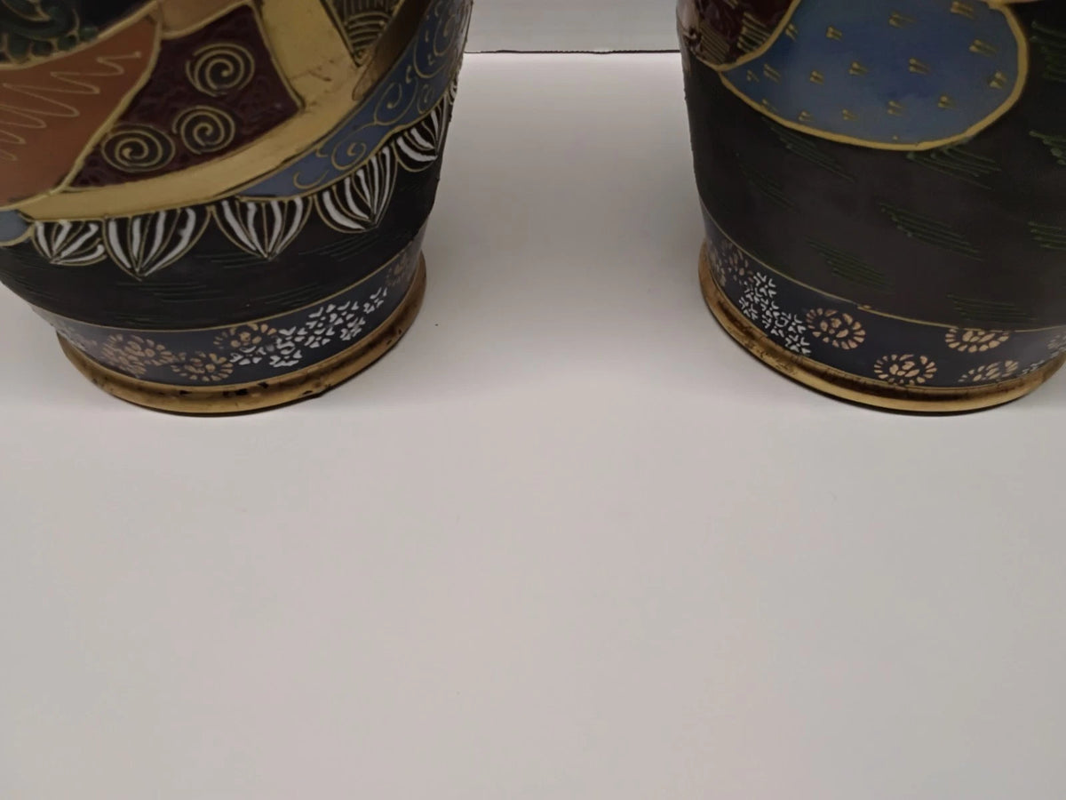 Early 20th Century Japanese Satsuma Vases