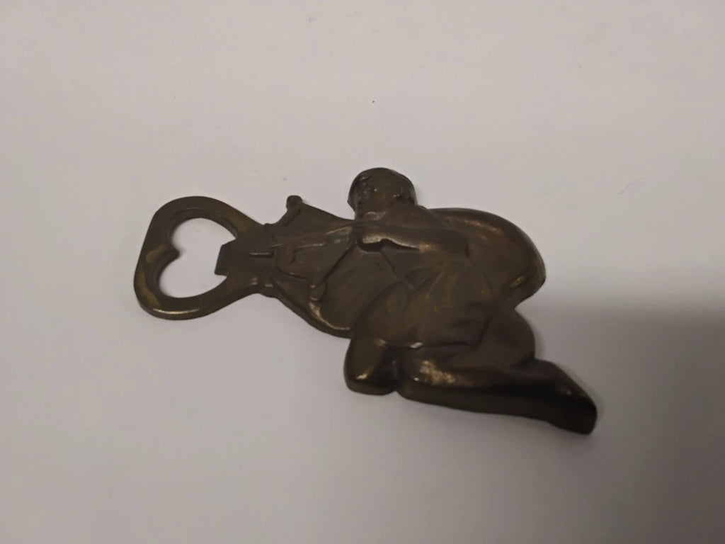 MCM Vintage Italian Brass Cupid Bottle Opener Mod Dep