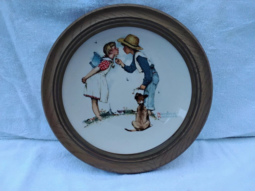 1972 Four Seasons Norman Rockwell Wall Plaque Plates