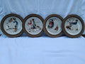 1972 Four Seasons Norman Rockwell Wall Plaque Plates
