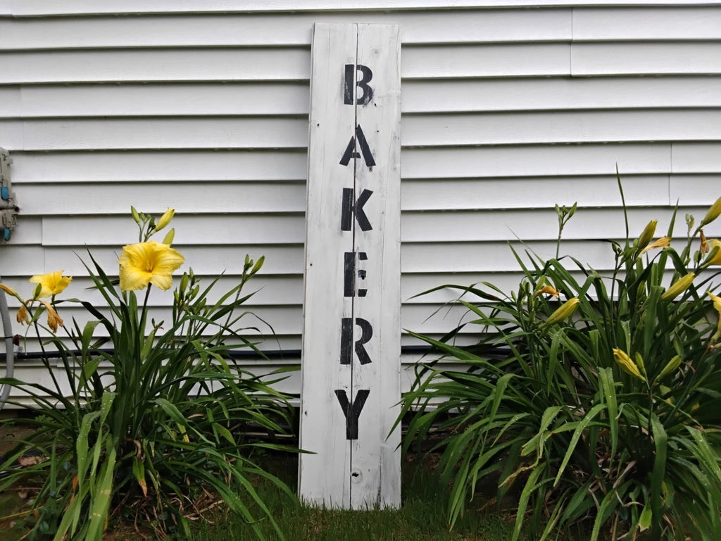 Barn Find-Antique Wooden Bakery Sign Farmhouse Decor