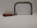 Vintage Disston USA Coping Saw Wood Handle Restored Hand Tool Woodworking