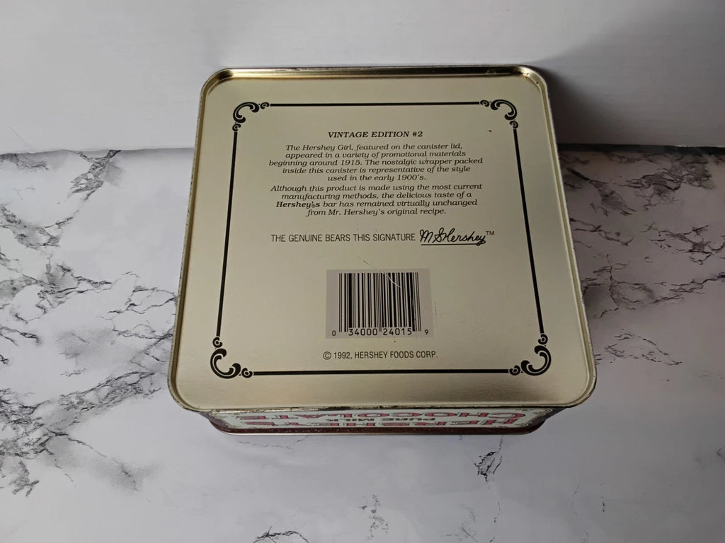 Hersey Milk Chocolate Girl Tin, Vintage Edition #2