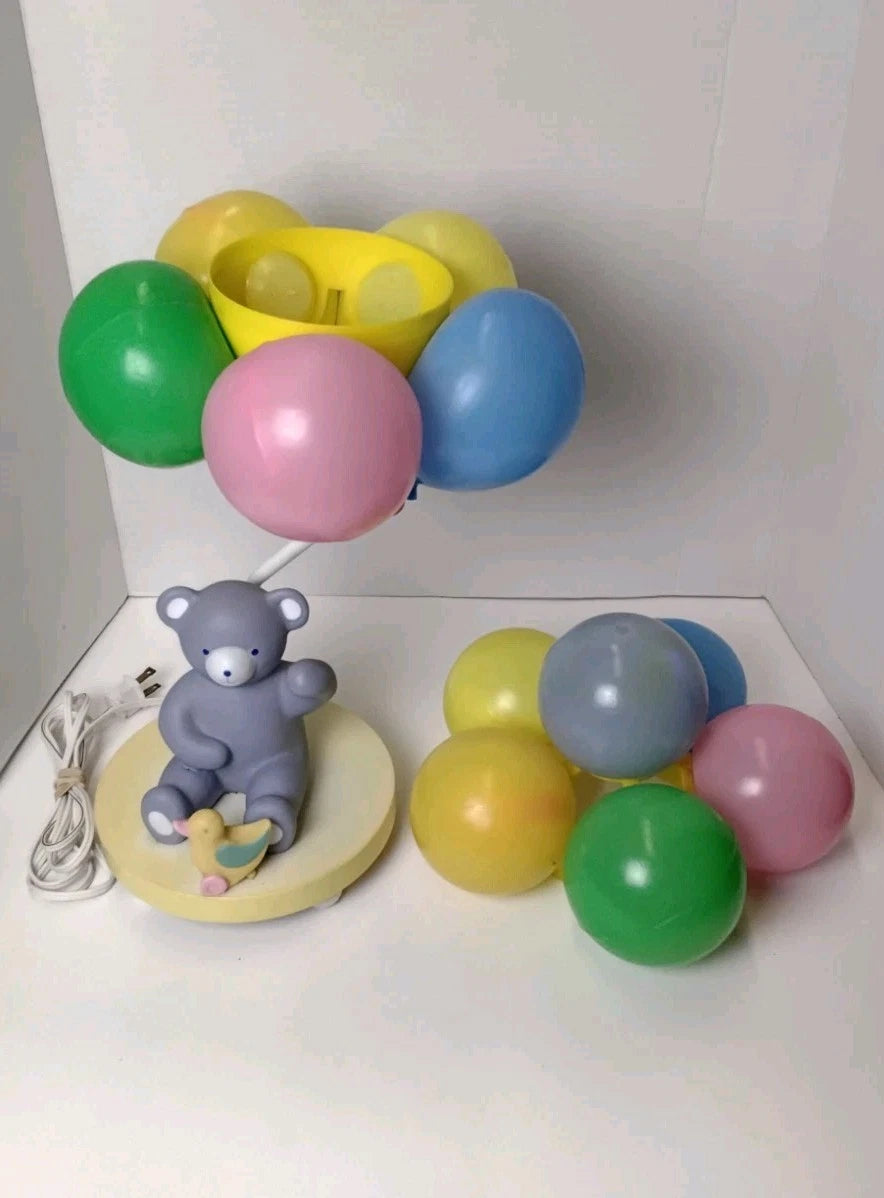Vintage Dolly Toy Co Nursery Lamp Teddy Bear Night Light