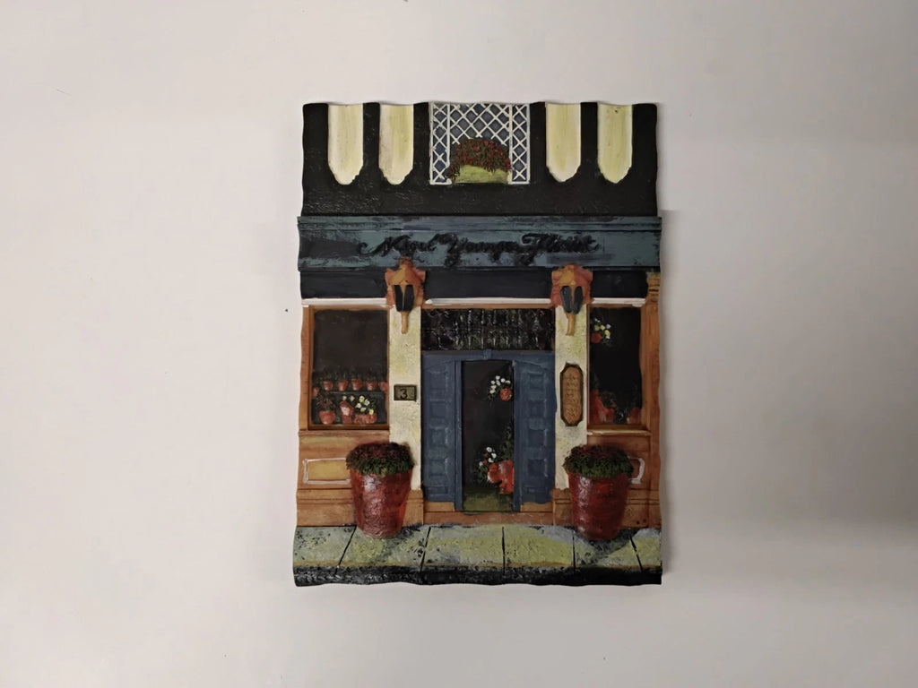 London Store Fronts Wall Plaque
