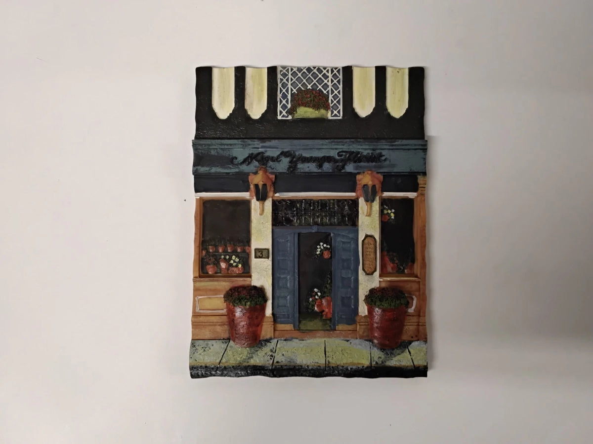 London Store Fronts Wall Plaque