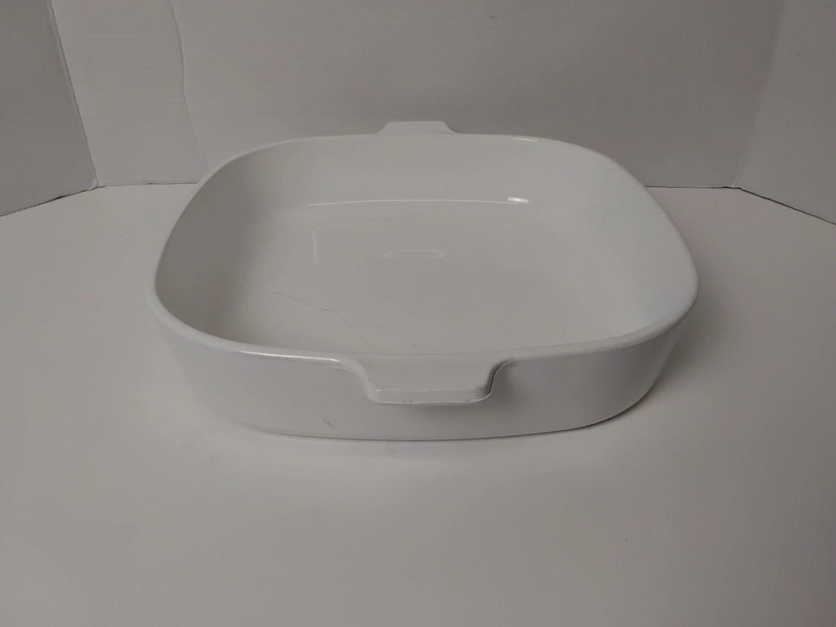 Vintage 1960 Corning Ware Black Trefoil Scroll [Insert 1.75 or 2.5] Qt Casserole