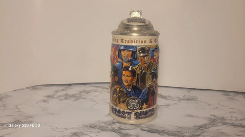 2000 U.S Coast Guard Stein Collector Edition Anheuser Busch Beer Stein New