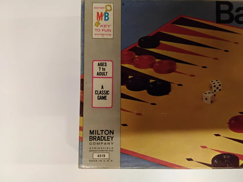 1973 Milton Bradley Backgammon Acey-Deucy Board Game  Complete Set