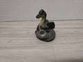 Collectible Ceramatic World 2000 Green Dragon Figurine